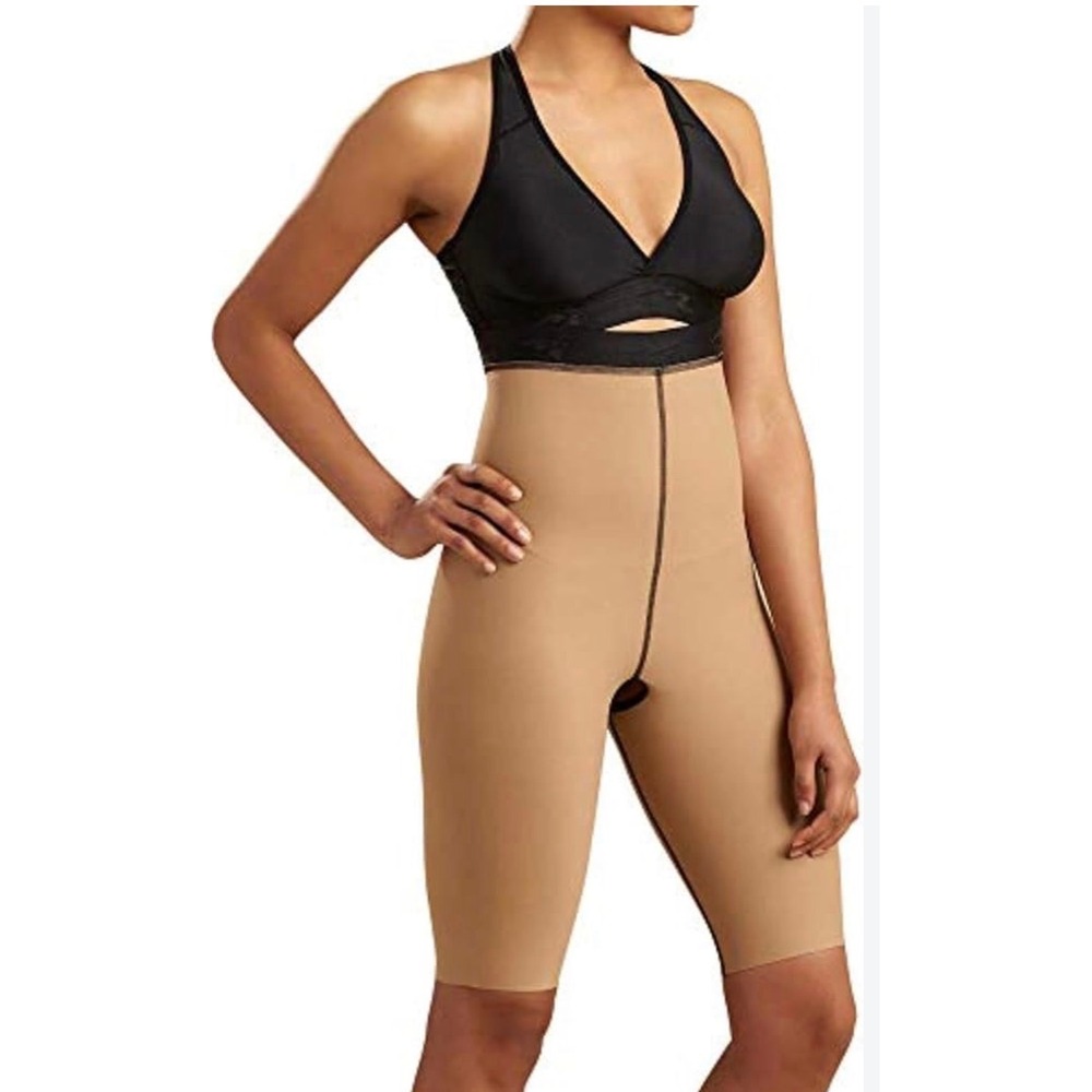 Marena Recovery High Waist Girdle Zipperless Short LGS2 Beige XL Step 2 NWT
